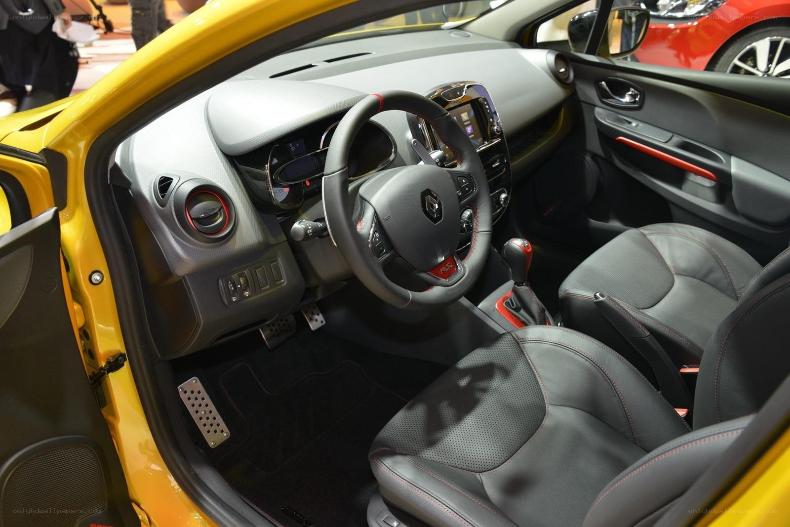 yellow car interior