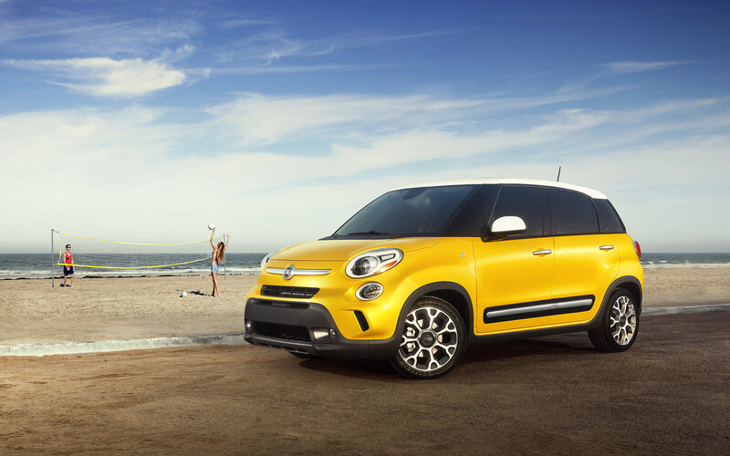 Yellow Car on Beach — Relaxed