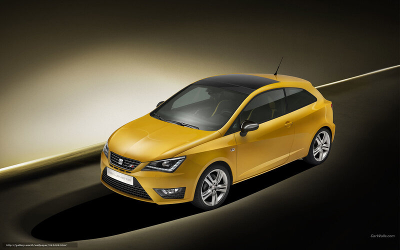 Yellow Car on Dark Road — Dramatic