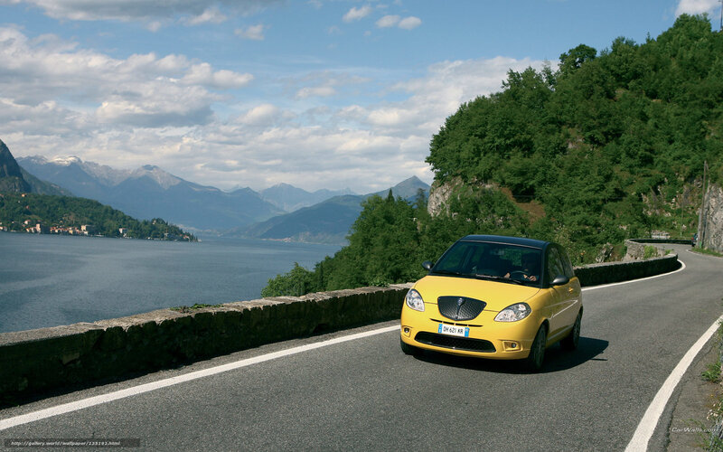 Yellow Car on Road — Serene, Afternoon