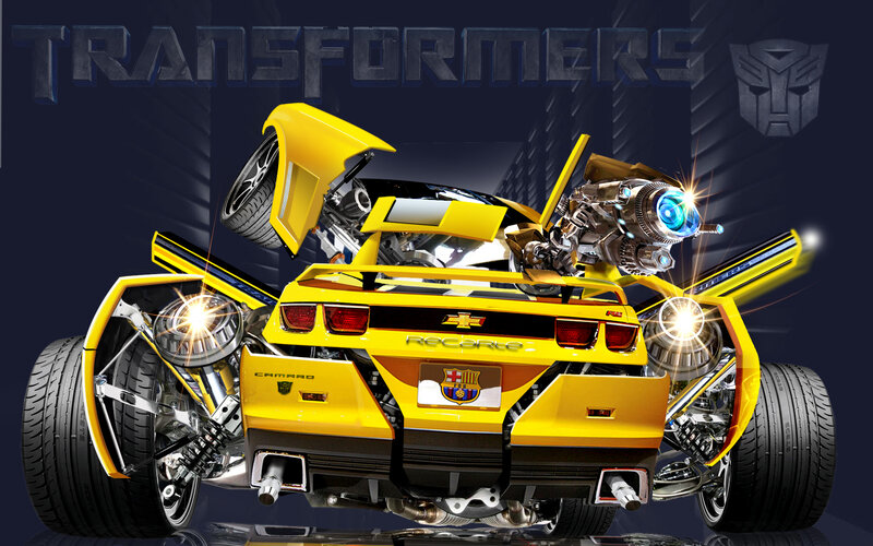 Yellow Car Robot