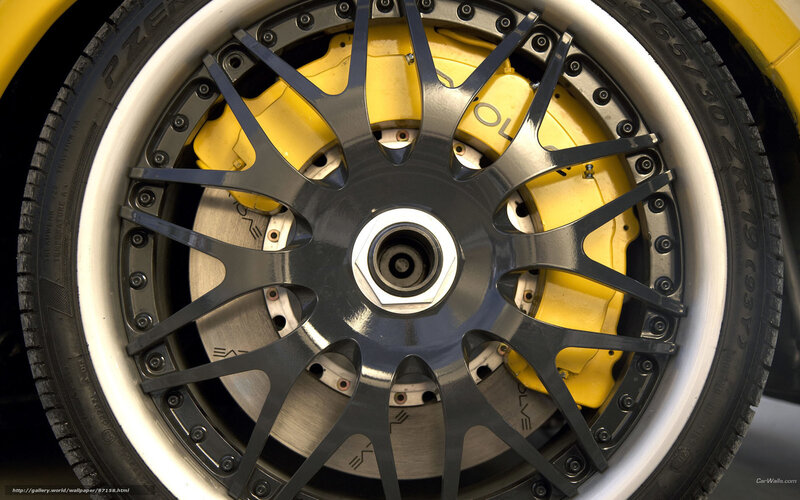 Yellow Car Wheel