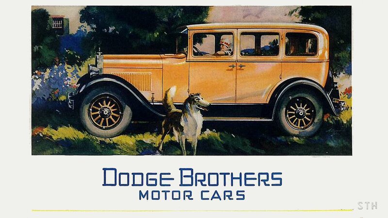 Yellow Car with Dog