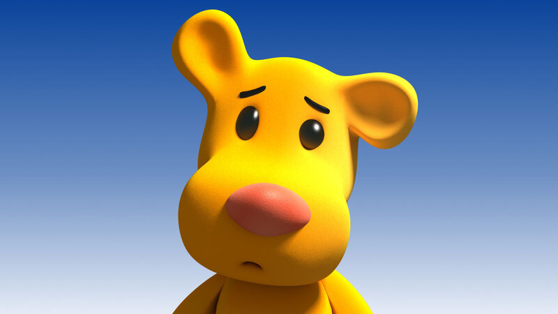 Yellow Cartoon Dog