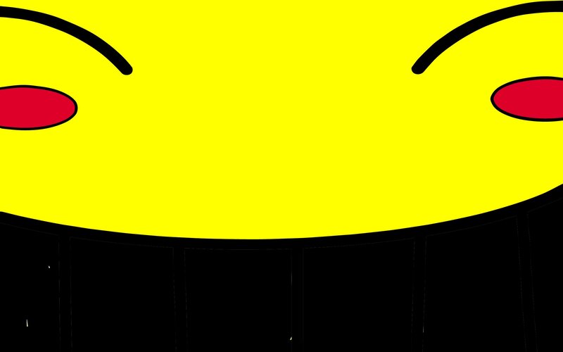 Yellow Cartoon Face — Playful