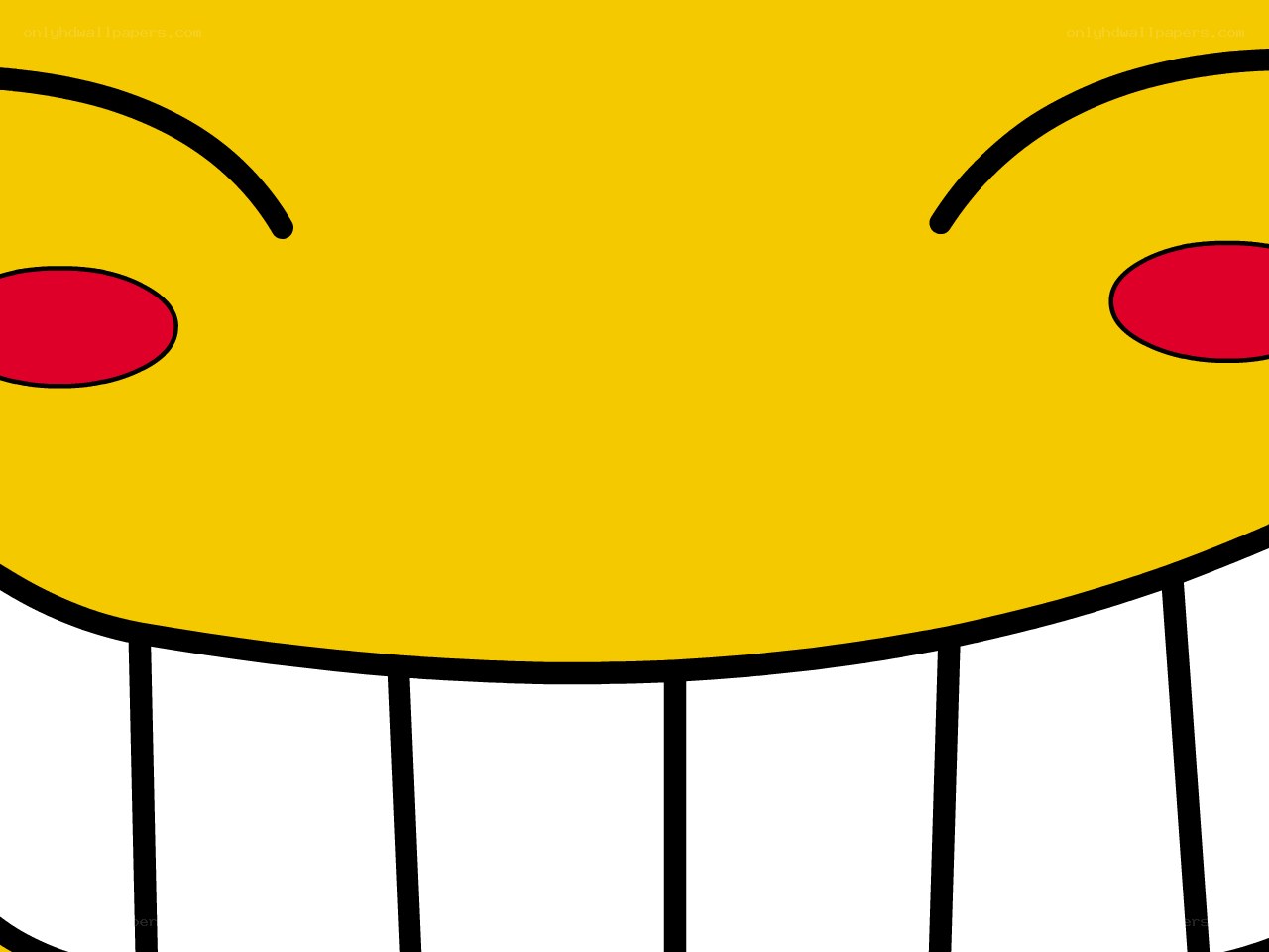 yellow cartoon face