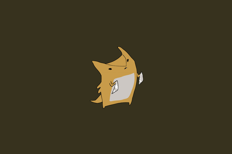 Yellow Cartoon Fish