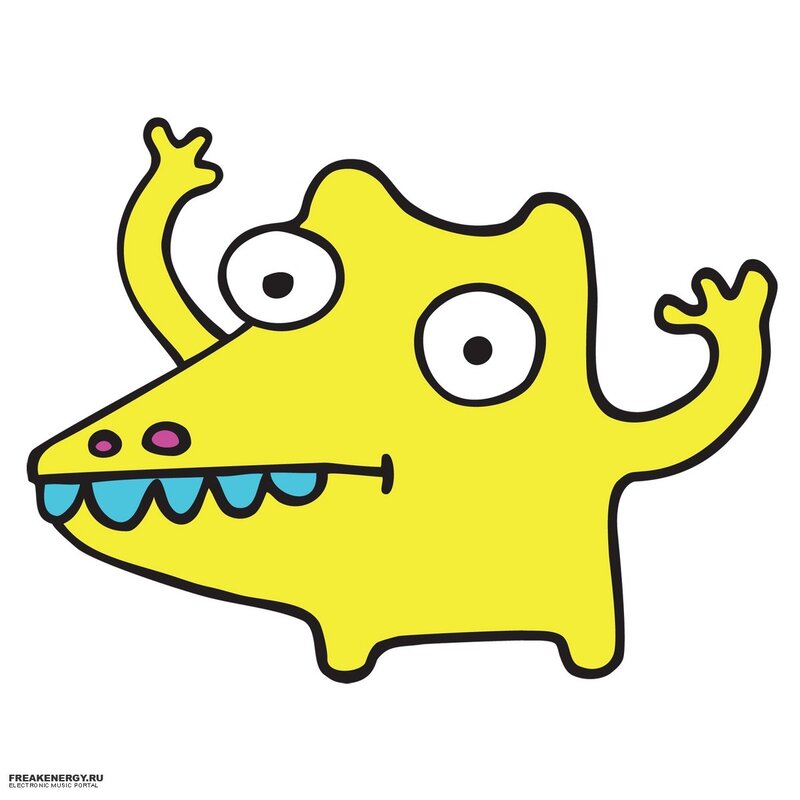 Yellow Cartoon Monster