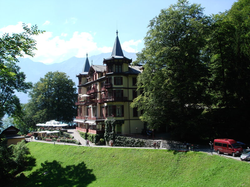 Yellow Castle with Turrets