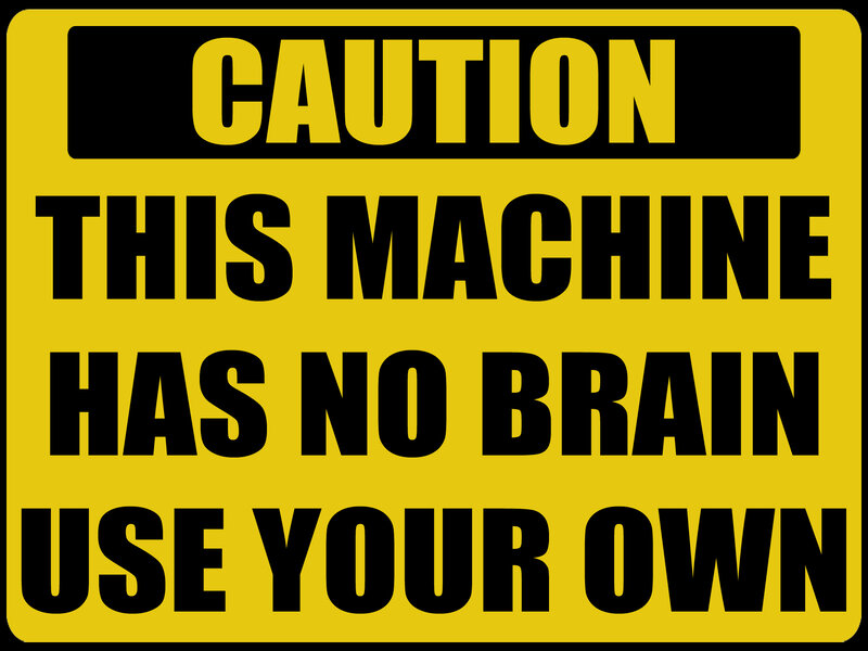 Yellow Caution Sign — Warning, Vector Art