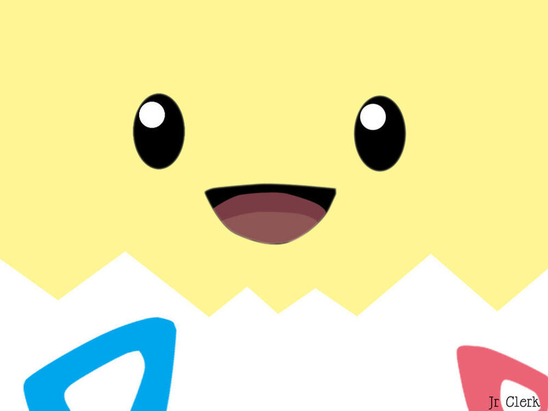 Yellow Character Face — Happy