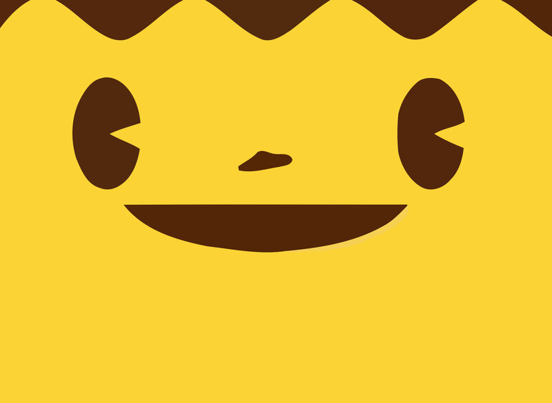 yellow character face