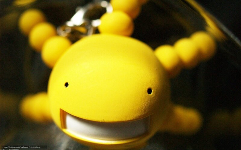 yellow character keychain
