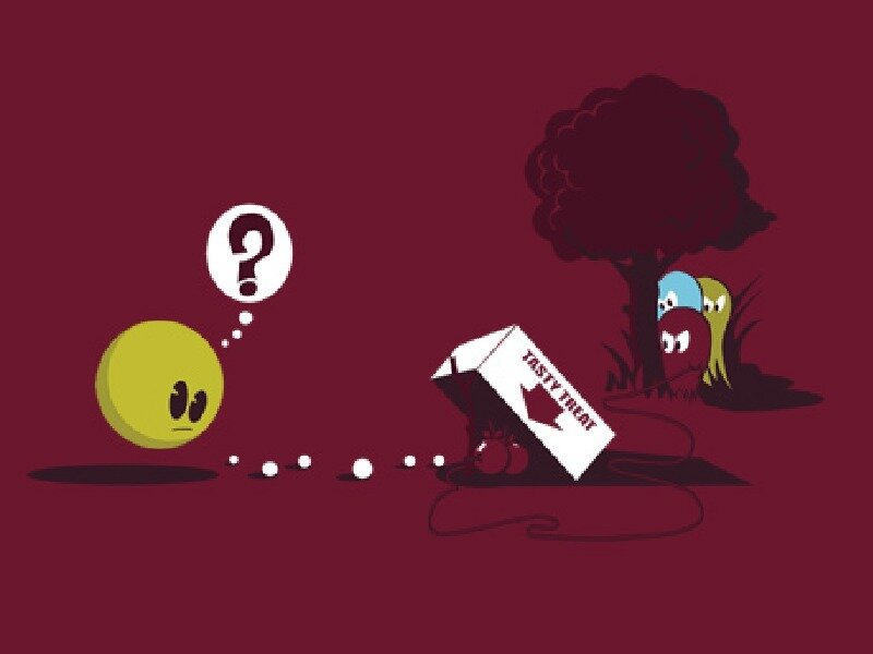 Yellow Character with Question Mark