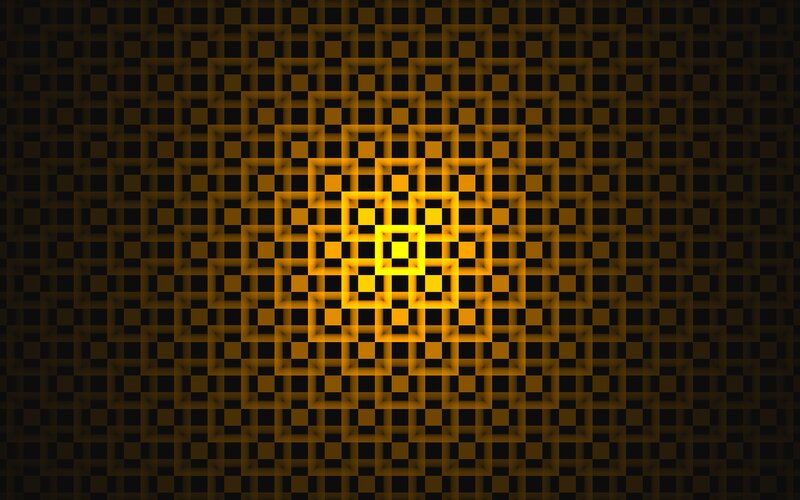 Yellow Checkerboard Pattern