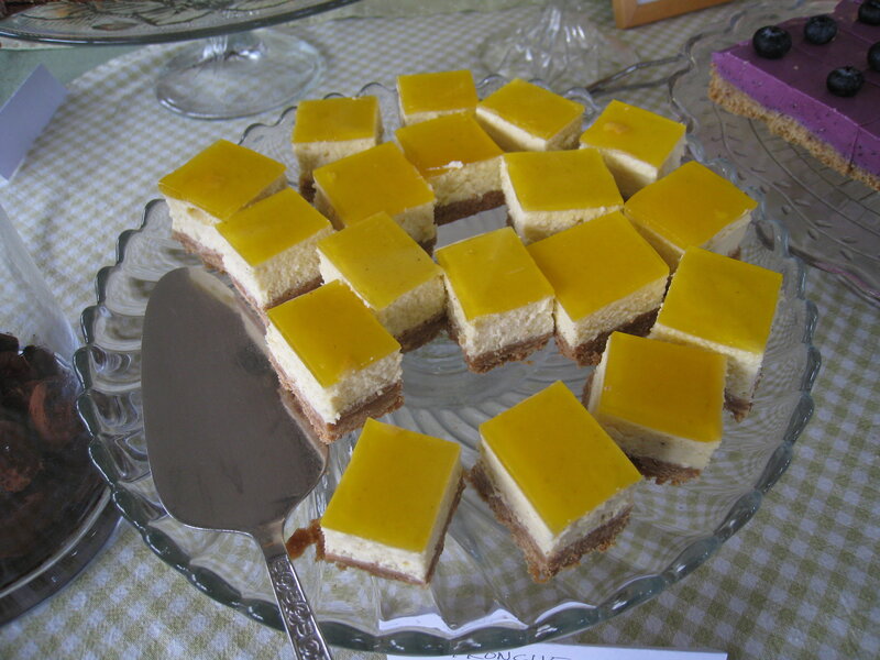 Yellow Cheesecake Squares