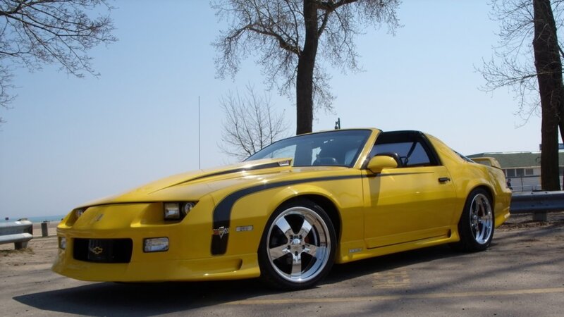 Yellow Chevrolet Camaro — Calm, Spring