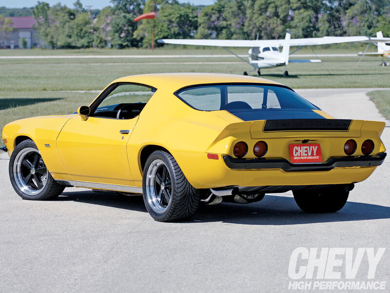 Yellow Chevrolet Camaro — Calm