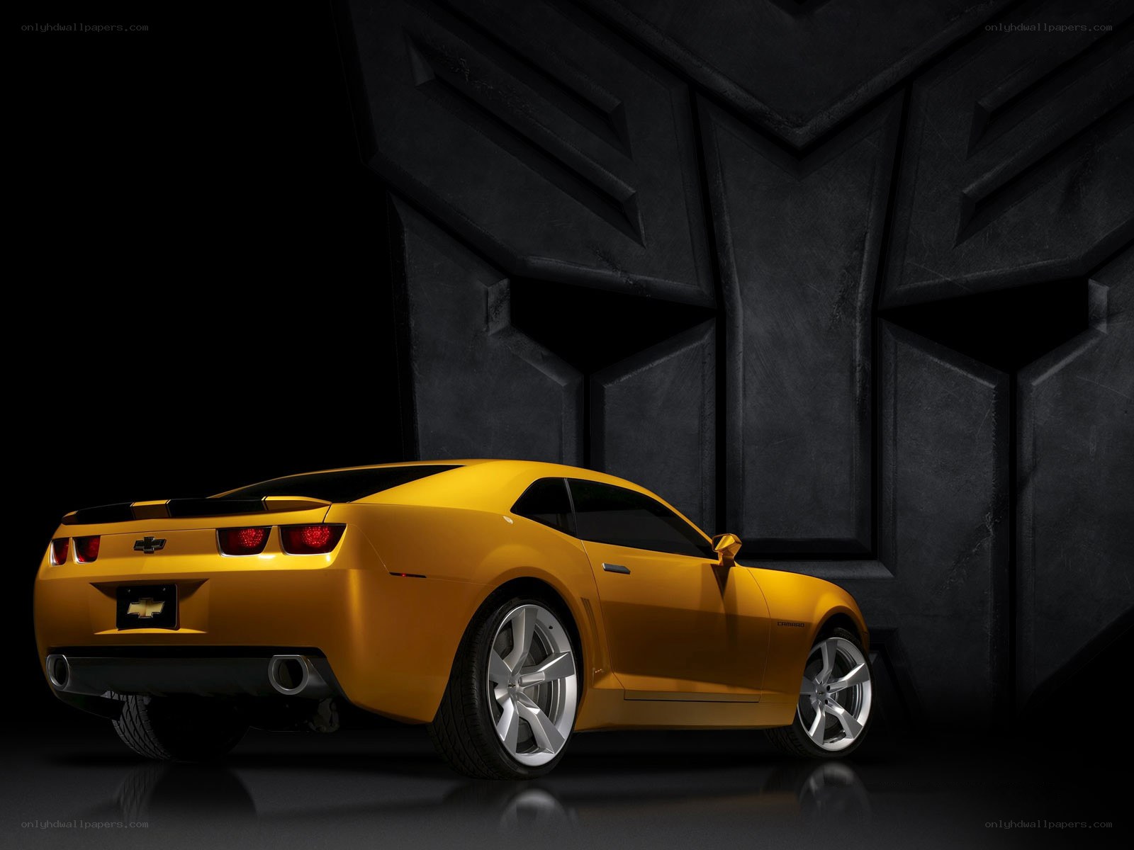 Yellow Chevrolet Camaro concept