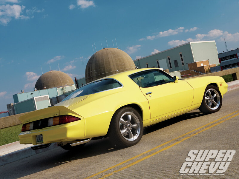 Yellow Chevrolet Camaro — Dramatic, Afternoon