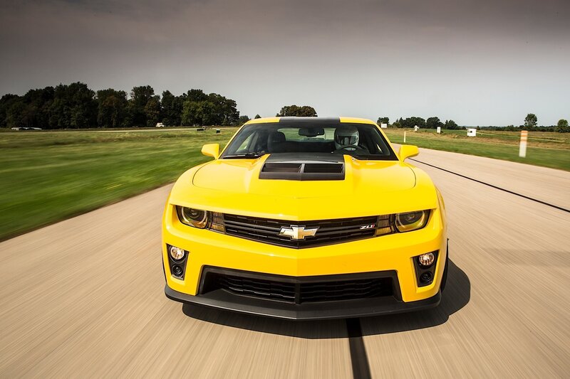 Yellow Chevrolet Camaro — Dynamic, Afternoon, Photograph