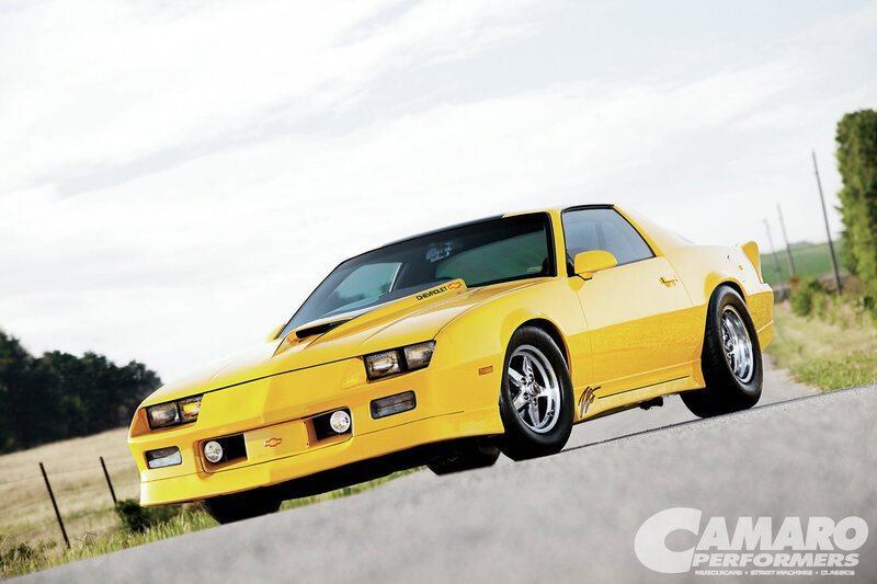 Yellow Chevrolet Camaro — Dynamic, Afternoon