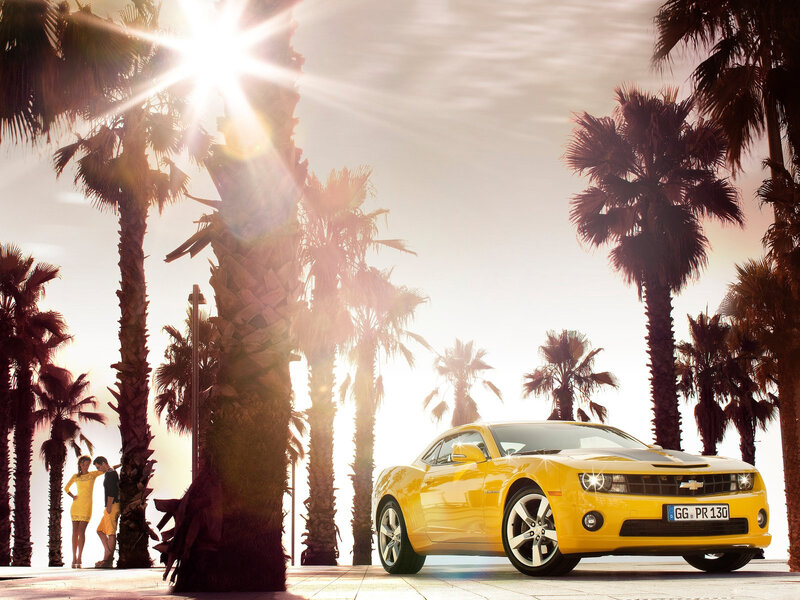 Yellow Chevrolet Camaro — Sunny
