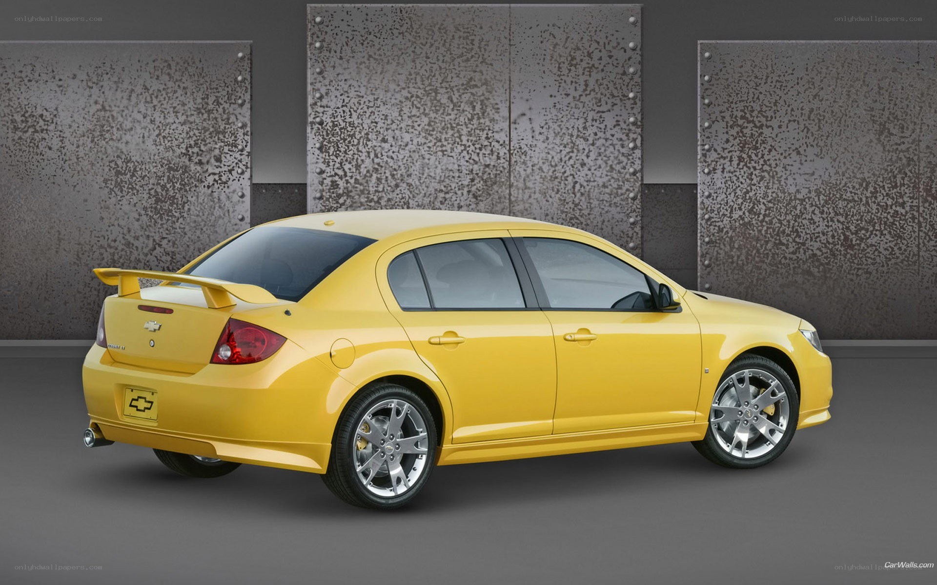 yellow chevrolet cobalt ss