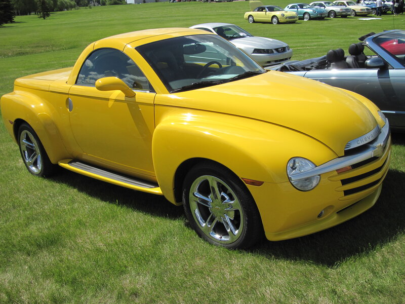 Yellow Chevrolet SSR
