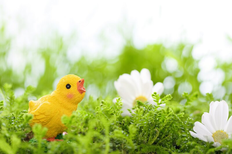 Yellow Chick Figurine