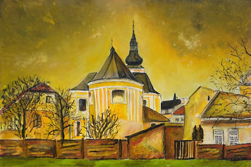 Yellow Church Building — Serene