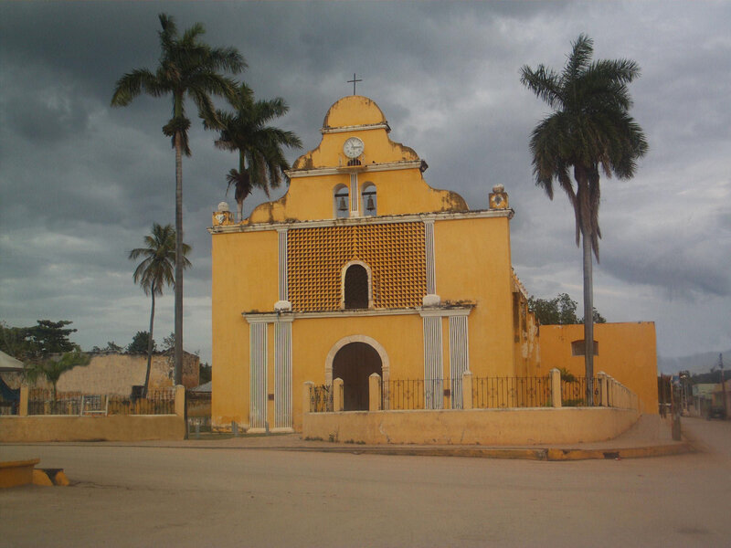 Yellow Church Building
