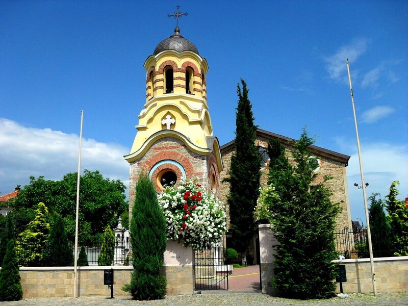Yellow Church Tower