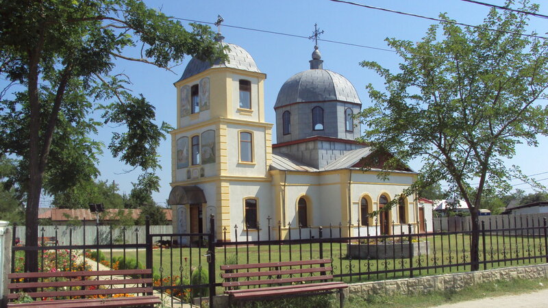 Yellow Church with Domes