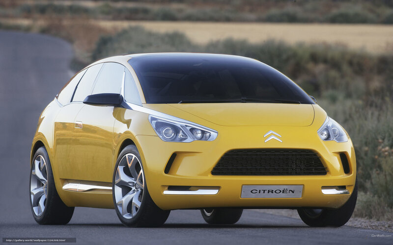 Yellow Citroen Concept Car — Calm