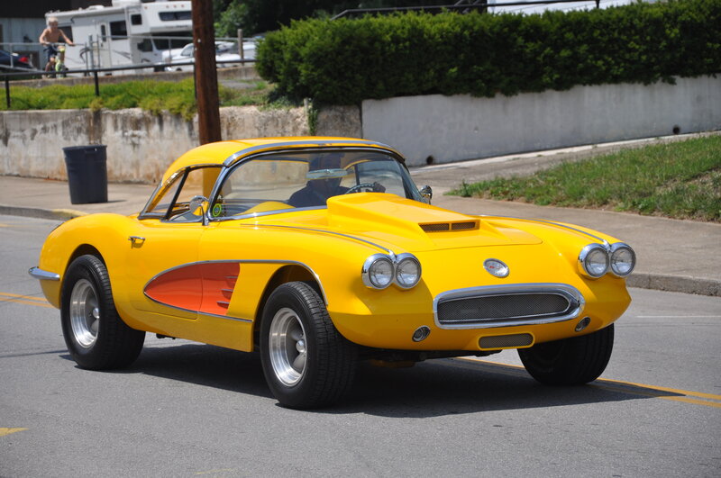 Yellow Classic Car — Bright