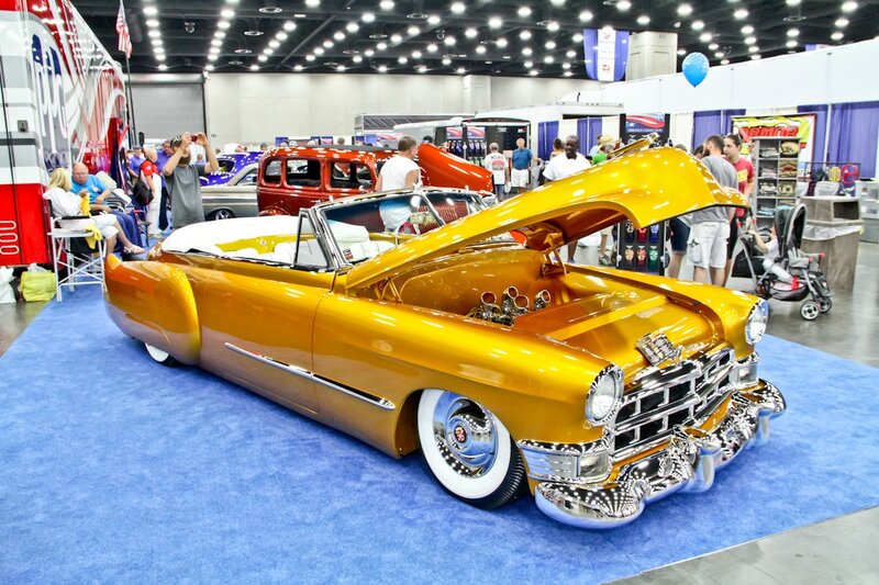 Yellow Classic Car — Busy