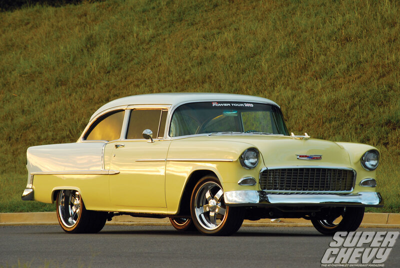 Yellow Classic Car — Calm, Afternoon, Photograph, Grass