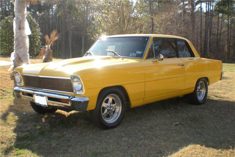 Yellow Classic Car — Calm, Afternoon, Photograph