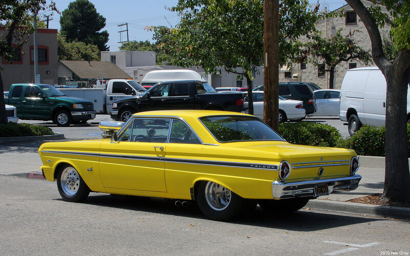Yellow Classic Car — Calm, Afternoon