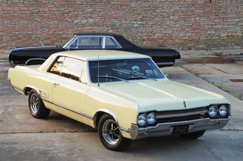 Yellow Classic Car — Cream