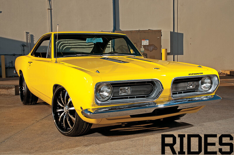 Yellow Classic Car — Dramatic, Afternoon