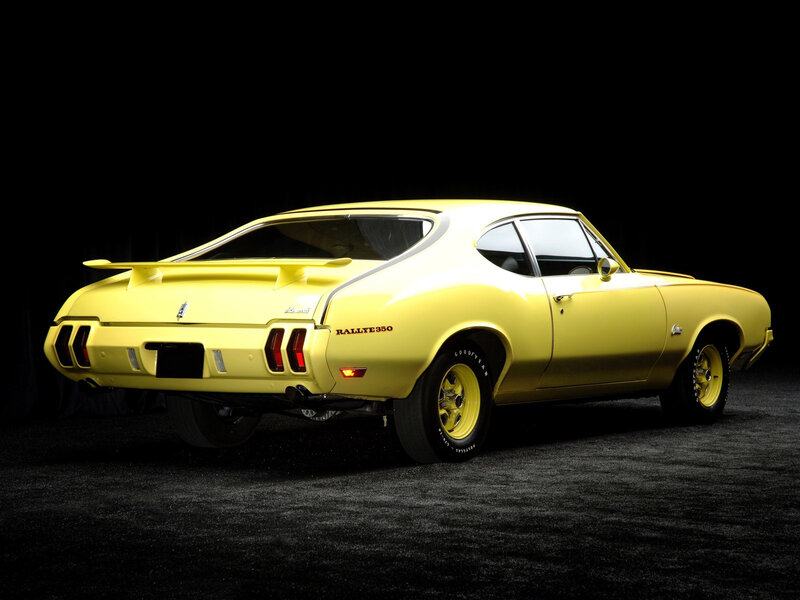 Yellow Classic Car — Dramatic, Photograph, Tire