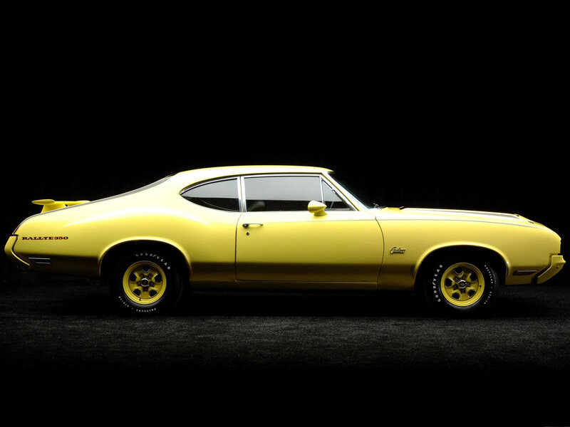 Yellow Classic Car — Dramatic, Photograph, Tires