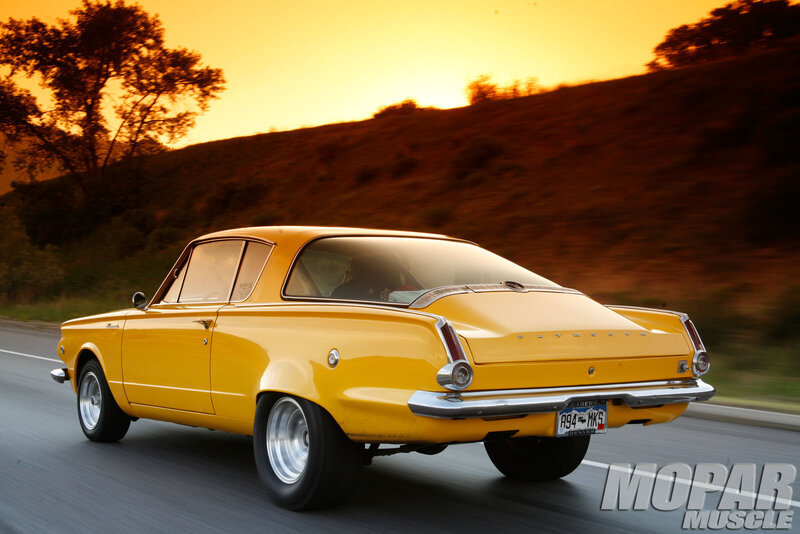 Yellow Classic Car — Dramatic, Sunset, Photograph
