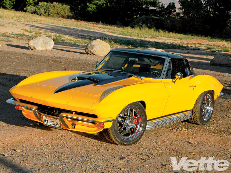 Yellow Classic Car — Dramatic