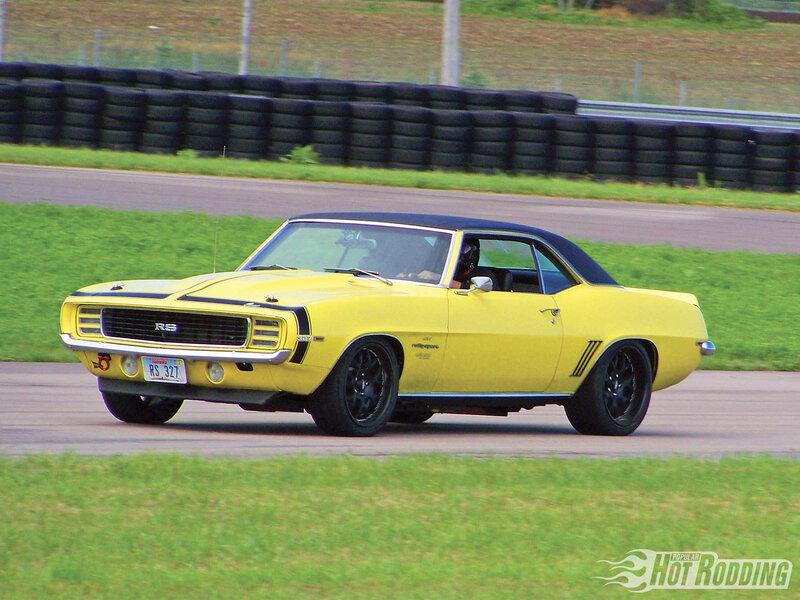 Yellow Classic Car — Dynamic, Afternoon