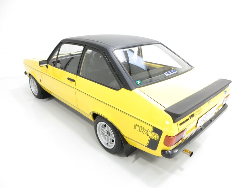 Yellow Classic Car — Neutral, Photograph, Black Roof