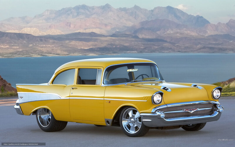 Yellow Classic Car — Serene, Afternoon, Photograph