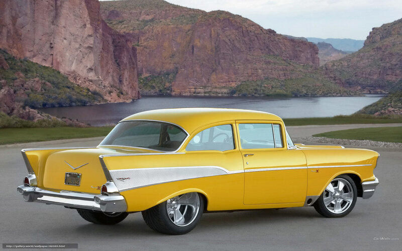 Yellow Classic Car — Serene, Afternoon